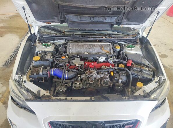 JF1VA2V69H9815919 2017 SUBARU WRX White Widok komory silnika