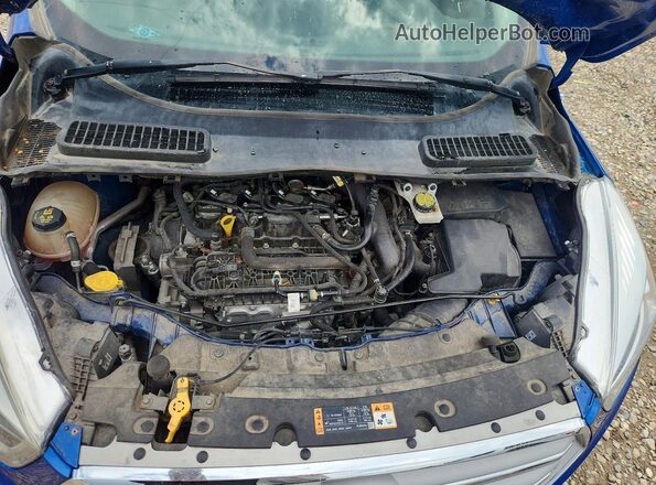 1FMCU9HD7JUB10482 2018 FORD ESCAPE Синий Вид подкапотного пространства