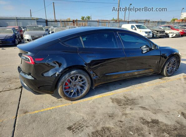 5YJ3E1EA3SF980608 2025 TESLA MODEL Black Front right