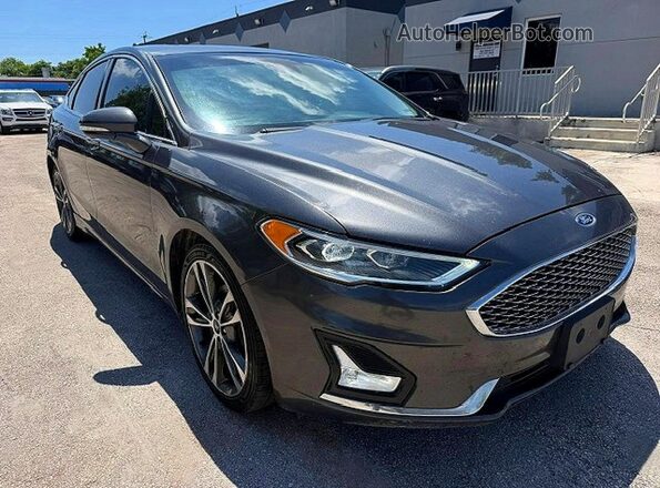 3FA6P0D93LR115278 2020 FORD FUSION Gray Դիմացի տեսք