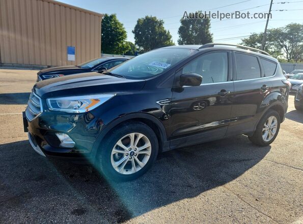 1FMCU0HD2JUA70503 2018 FORD ESCAPE Black Հետևի ձախ