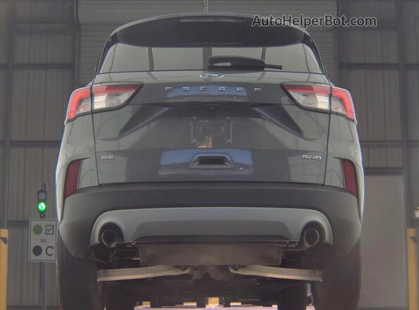 1FMCU9G65NUA89009 2022 FORD ESCAPE Серый Вид наклейки с VIN-кодом