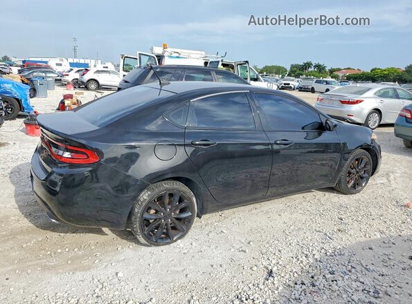 1C3CDFBB8GD750403 2016 DODGE DART Black Przód prawy