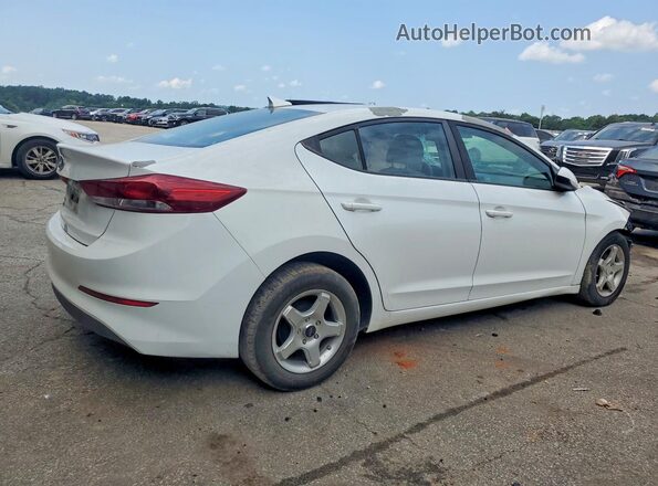 5NPD74LFXHH200922 2017 HYUNDAI ELANTRA Белый Передняя правая четверть