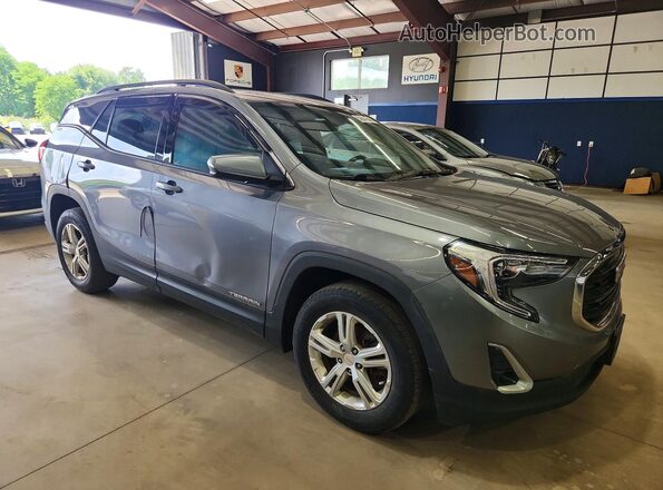 3GKALTEV3JL415128 2018 GMC TERRAIN Gray Вид спереду