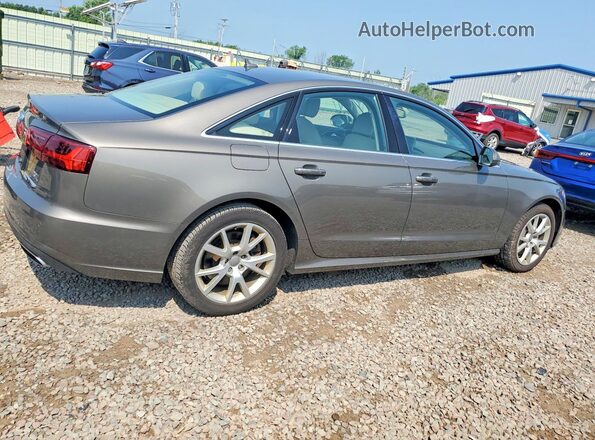 WAUGFAFC0GN048502 2016 AUDI A6 Желто-коричневый Задняя правая четверть