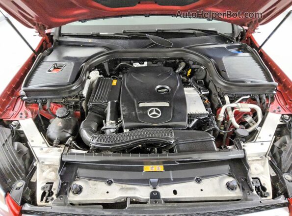 WDC0G4JBXJV097838 2018 MERCEDES-BENZ GLC-CLASS Красный Вид наклейки с VIN-кодом