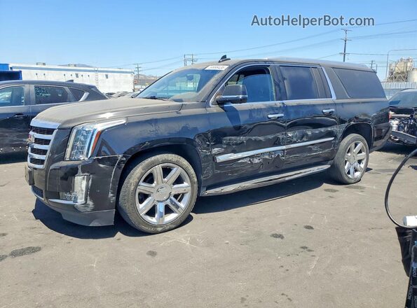 1GYS4HKJ3LR114456 2020 CADILLAC ESCALADE Black Trasero izquierdo