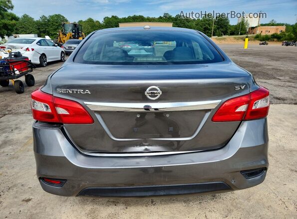 3N1AB7AP7KY372210 2019 NISSAN SENTRA Gray Front interior view