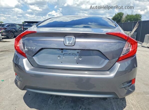 19XFC2F57GE030548 2016 HONDA CIVIC Gray Front interior view