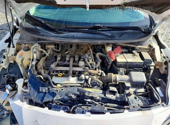 3N1CN8DV6ML896996 2021 NISSAN VERSA White ძრავის განყოფილების ხედი