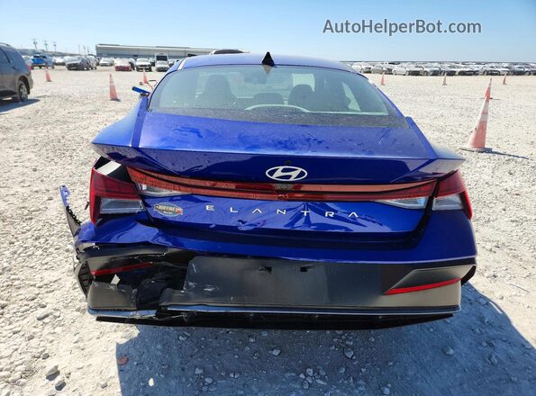 KMHLS4DG8RU820527 2024 HYUNDAI ELANTRA Blue Вид салону спереду