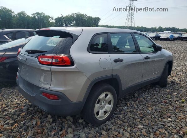 1C4PJMAB0HW655335 2017 JEEP CHEROKEE Silver Առջևի աջ