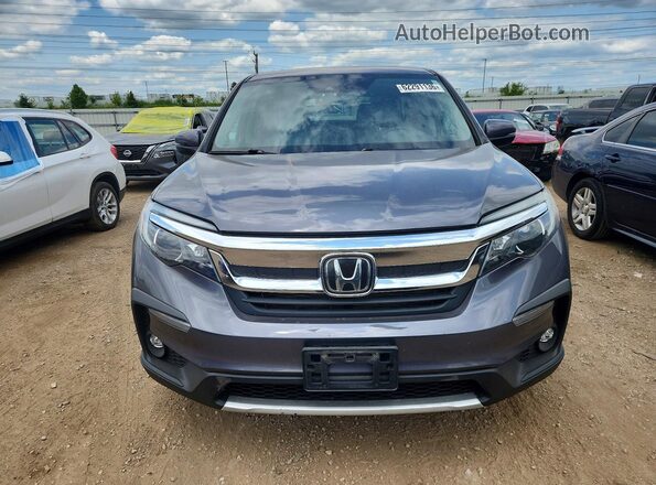 5FNYF6H53KB045801 2019 HONDA PILOT Silver Вид ззаду