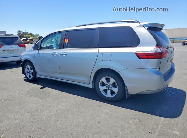 5TDKZ3DCXLS054458 2020 TOYOTA SIENNA Silver Trasero derecho