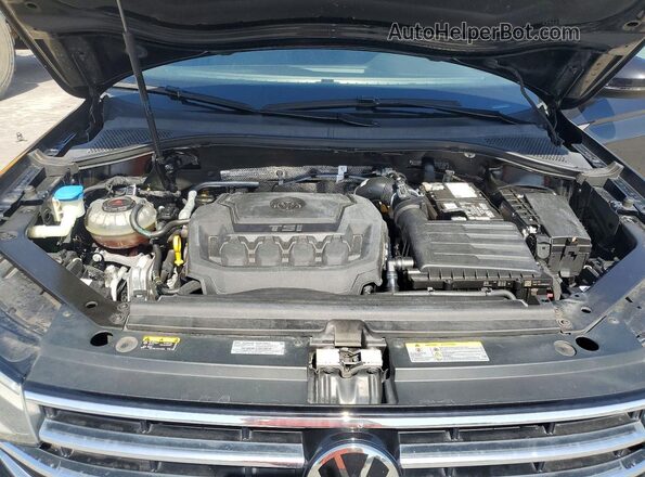 3VV1B7AX9NM034320 2022 VOLKSWAGEN TIGUAN Black Вид наклейки з VIN-кодом