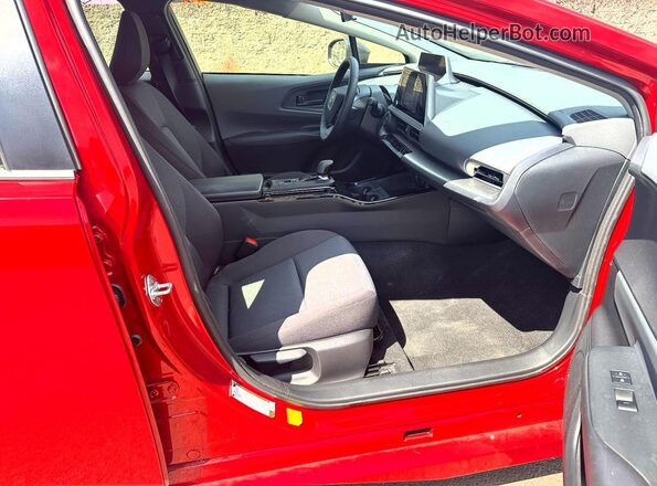 JTDADABU0S3029109 2025 TOYOTA PRIUS Red უკანა ხედი