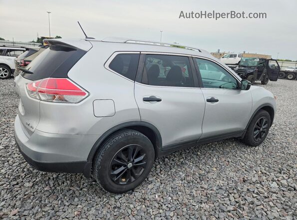 KNMAT2MV8GP650497 2016 NISSAN ROGUE Серебряный Передняя правая четверть