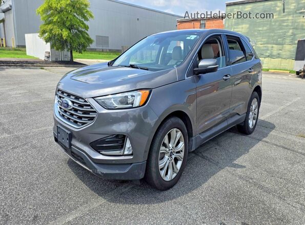 2FMPK4K95MBA27089 2021 FORD EDGE Brown Tył lewy