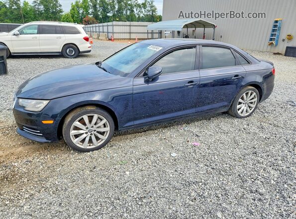 WAUGNAF43HN021825 2017 AUDI A4 Blue Հետևի ձախ