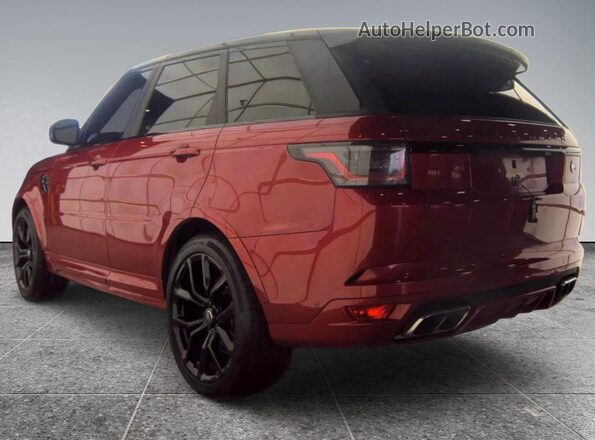 SALWZ2SE8JA191871 2018 LAND ROVER RANGE Red Հետևի ձախ