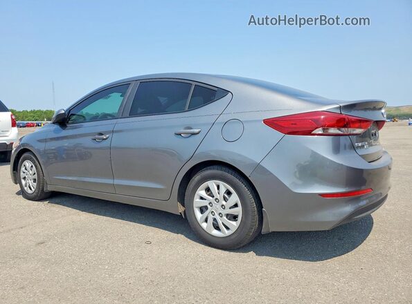 5NPD74LF9JH336979 2018 HYUNDAI ELANTRA Gray Tył prawy
