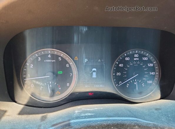 KM8J33A22GU195479 2016 HYUNDAI TUCSON Burgundy Вид задніх сидінь