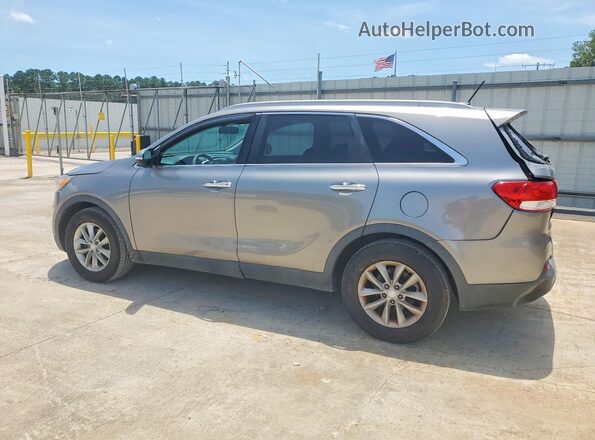 5XYPG4A59JG361301 2018 KIA SORENTO Серебряный Задняя правая четверть