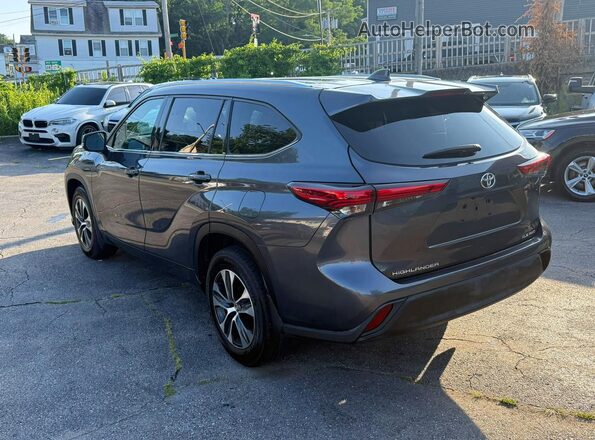 5TDHZRBH6LS010646 2020 TOYOTA HIGHLANDER Black Rear right