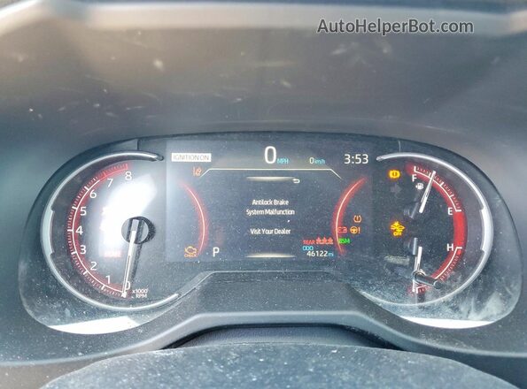 2T3S1RFV8NW316861 2022 TOYOTA RAV4 Blue Rear seats view