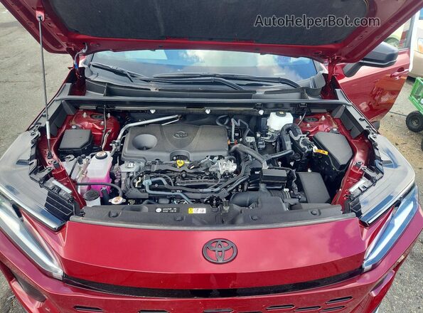 JTM6CRAV2TD302662 2026 TOYOTA RAV4 Red VIN კოდის სტიკერის ხედი