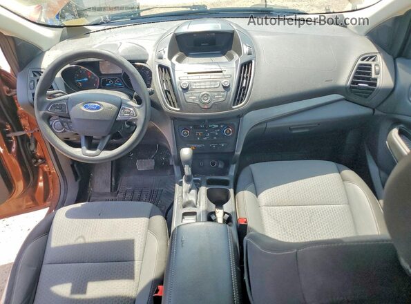 1FMCU9GDXHUC03007 2017 FORD ESCAPE Оранжевый Вид щитка приборов
