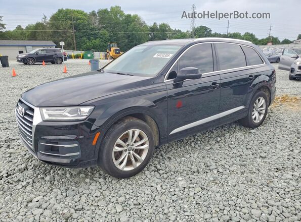 WA1LAAF7XJD029207 2018 AUDI Q7 Black უკანა მარცხენა