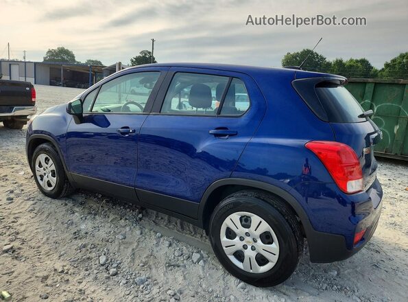 3GNCJKSB6HL190784 2017 CHEVROLET TRAX Blue უკანა მარცხენა