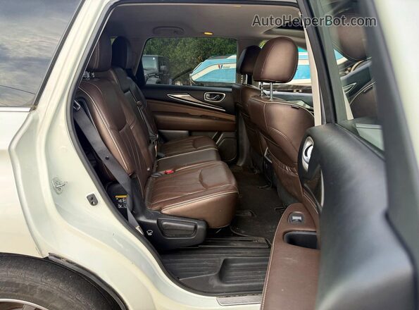 5N1DL0MM1HC527783 2017 INFINITI QX60 White Front interior view