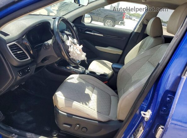 KNDERCAA1M7130001 2021 KIA SELTOS Blue Vista interior delantera