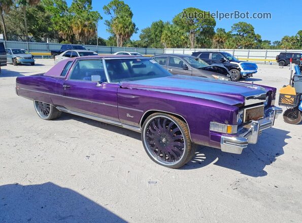 6L47S3Q426567 1973 CADILLAC ELDORADO Фиолетовый Вид спереди