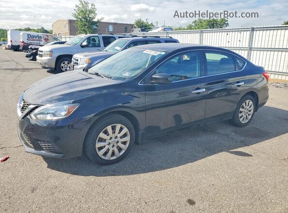 3N1AB7APXHY346984 2017 NISSAN SENTRA Black Trasero izquierdo
