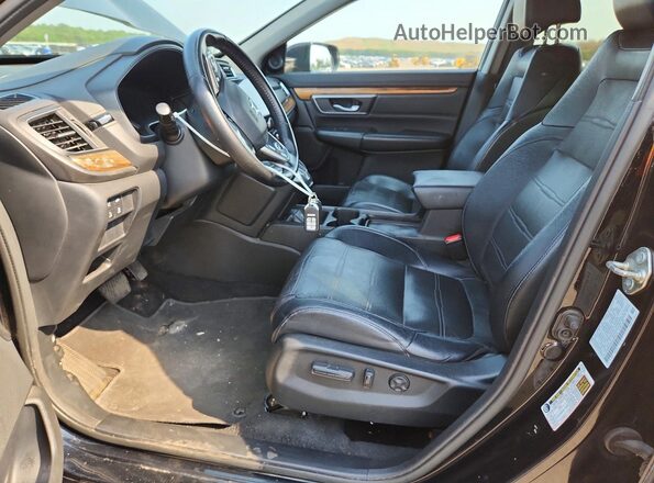 2HKRW2H8XHH644373 2017 HONDA CR-V Black Առջևի վահանակի տեսք