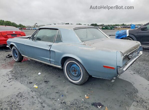 8T01T167983 1968 FORD MUSTANG Бирюзовый Задняя правая четверть