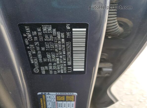 KM8J33A48MU326055 2021 HYUNDAI TUCSON Gray 360 interior view