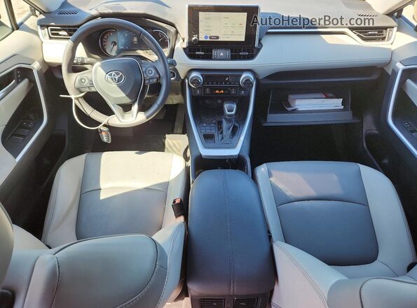 2T3A1RFV1PC357249 2023 TOYOTA RAV4 Silver Instrument cluster view