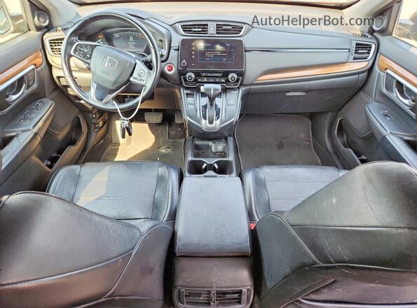 2HKRW2H8XHH644373 2017 HONDA CR-V Black Սարքավորումների վահանակի տեսք