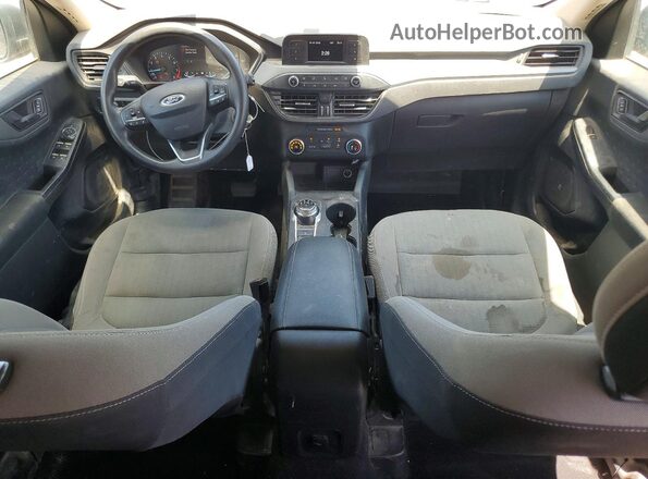 1FMCU0F61LUA26354 2020 FORD ESCAPE Black Вид щитка приладів