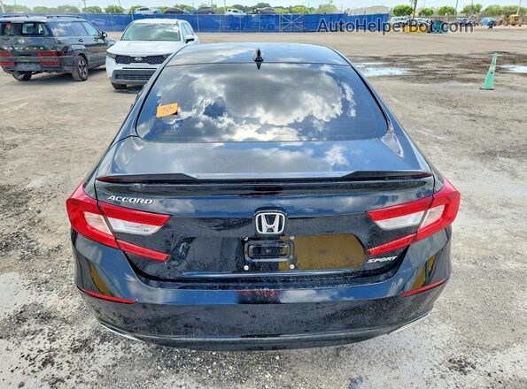 1HGCV1F34NA086745 2022 HONDA ACCORD Black Vista interior delantera
