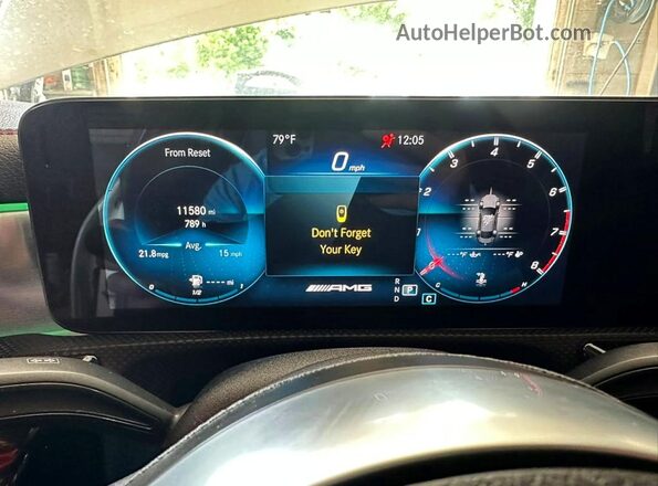 W1K5J5BB0MN167360 2021 MERCEDES-BENZ CLA-CLASS White Instrument cluster view