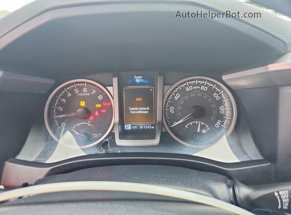 5TFBZ5DN0GX001801 2016 TOYOTA TACOMA Silver Vista de los asientos traseros