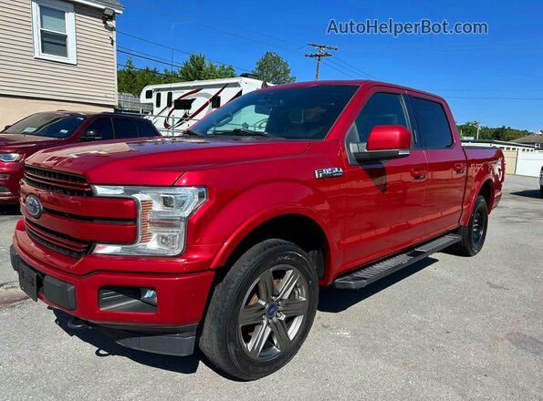 1FTEW1E43LFB62888 2020 FORD F150 Red უკანა მარცხენა