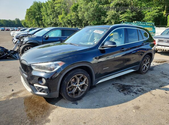 WBXHT3C33G5E47698 2016 BMW X1 Black Հետևի ձախ