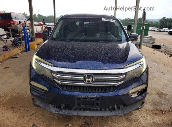 5FNYF5H33GB021174 2016 HONDA PILOT Blue Հետևի տեսք